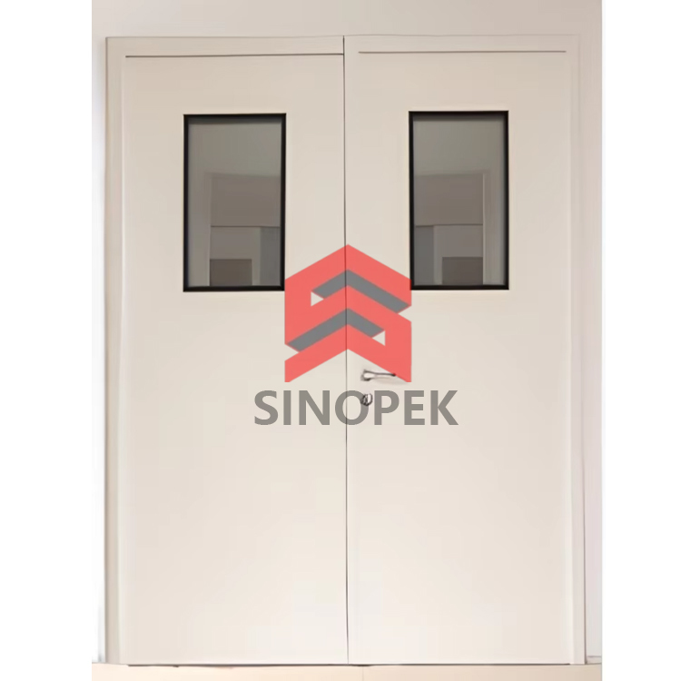 Steel Double Door | Galvanized Powder-Coated | Cleanroom Grade