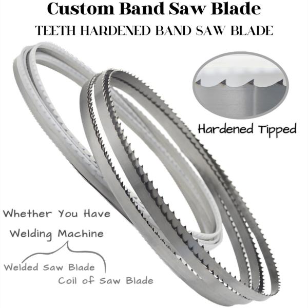 Carbide Steel 1650mm Length Meat Cutting Band Saw Blades For Meat Fish Bone Cutter