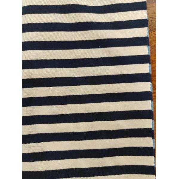 Противополоскательная и нелегко деформируемая мягкая хлопчатобумажная полосатая ткань для футболки