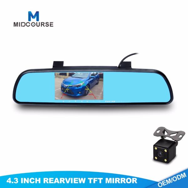 Sistemas alternativos da câmera de um mercado de acessórios de 4,3 polegadas para os camionetes anti - vidro glaring