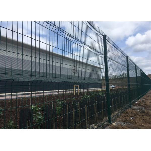 Powder Coated Steel 2.4m Welded Wire Rolled Fencing Privacy Building With Post