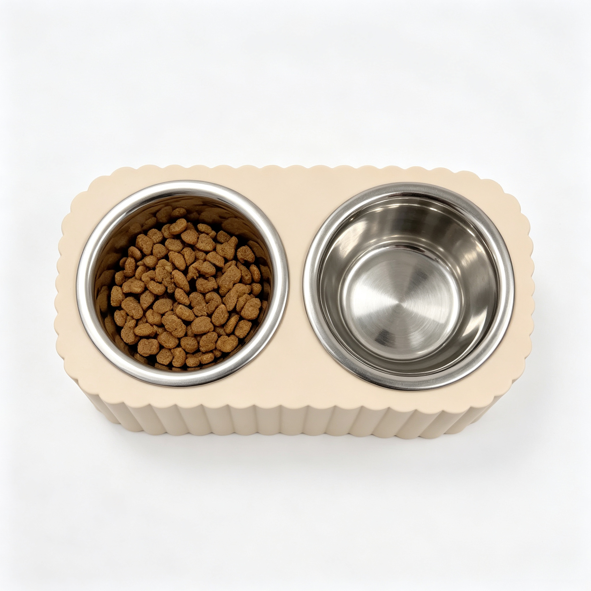 Blue Vertical Pet Feeding Stand Aesthetic 3d Printed Cat Accessories