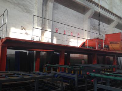 máquina da formação de folha do telhado do poder 3Kw, equipamento do painel de parede da construção da estrutura concreta