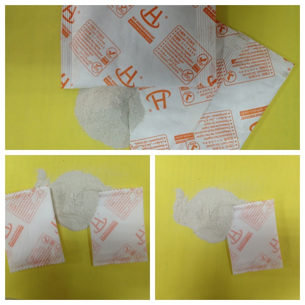 Powerful Food Grade Desiccant Packets Calcium Chloride Material , No Leakage