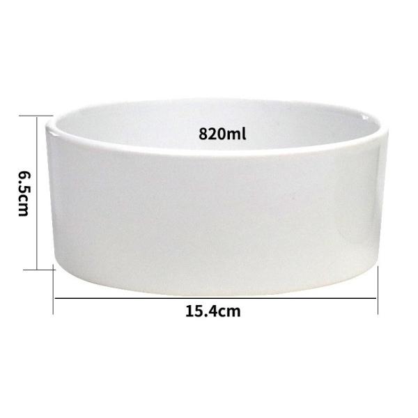 5'' 6'' Coated Ceramic Sublimation Dog Bowl Blanks Sublimation Pet Bowls