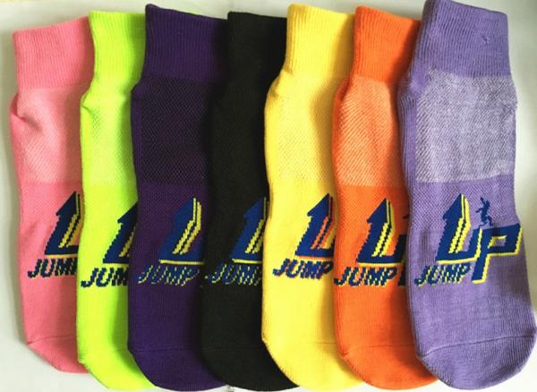 China Supply Cotton Barre Grip Socks/ Trampoline With Sticky Bottoms/Non Slip Trampoline Socks With Rubber Grips