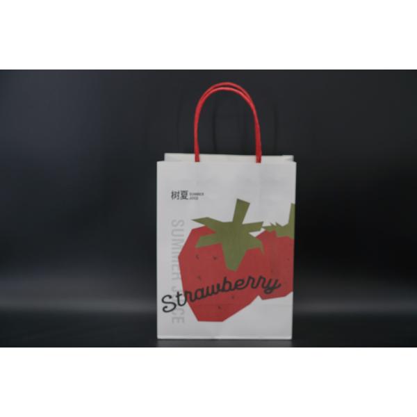 Discounted Custom Retail Paper Bags White Printing Cardboard Shopping Bags