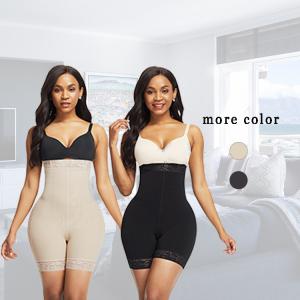 Espessura padrão HEXIN Sexy Elasticplus Plus Size Tummy Control Shapewear para