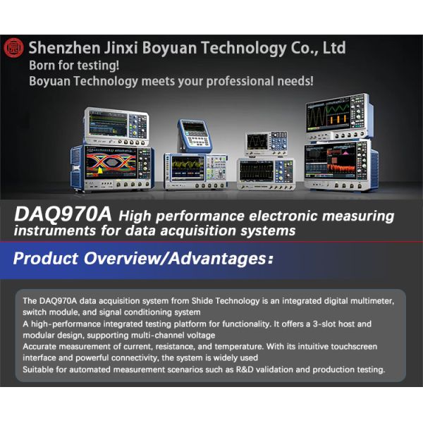 Keysight Agilent DAQ970A High-Performance Data Acquisition System for Electronic Measuring Instruments
