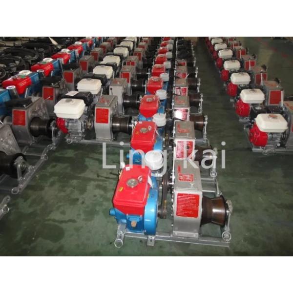 Diesel Engine Motorised Winch For Transmission Line Tower Erection
