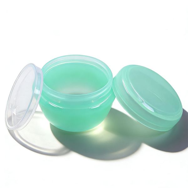 Luxury Colourful 5g 10g 15g PP Face Cream Jar Plastic Cosmetic Jars