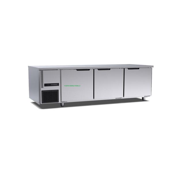 Commercial Hotel Kitchen 460l 3 Door Under Bench Fridge 220v Deep Freezer Table 1800×700×800mm