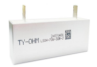 Automotive-grade 100WS aluminum cast pre-charge resistor, multiple terminal options available.