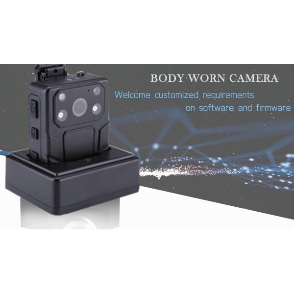 Luzes Wearable IP67 da câmera HD 1080P 2 IR da polícia da aplicação da lei impermeáveis