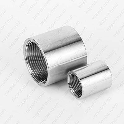 Stainless Steel Couplings 304 316 Female Thread Pipe Nipple BSPT NPT Socket