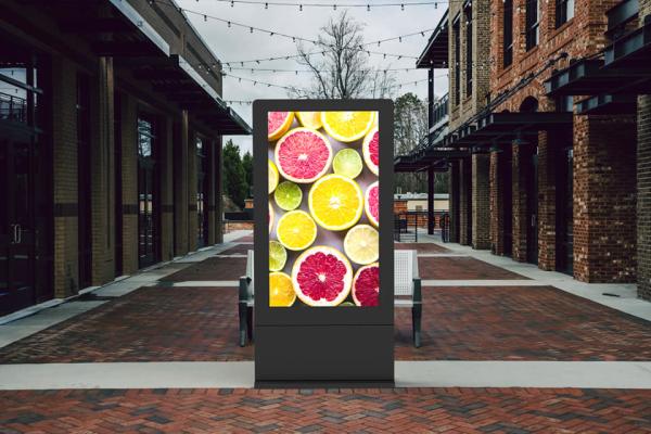 55 floor standing digital signage display, totem, lcd advertising kiosk