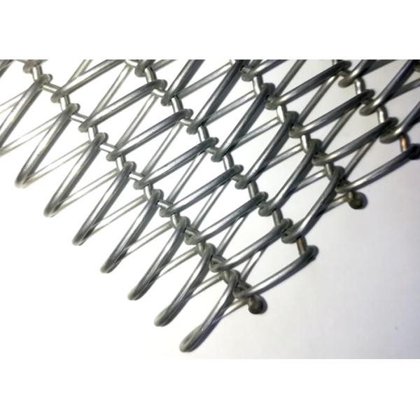 0.5mm-2.0mm Диаметр проволоки Спиральная проволочная сетка с сертификатом SGS / Ширина 0.5m-2.0m