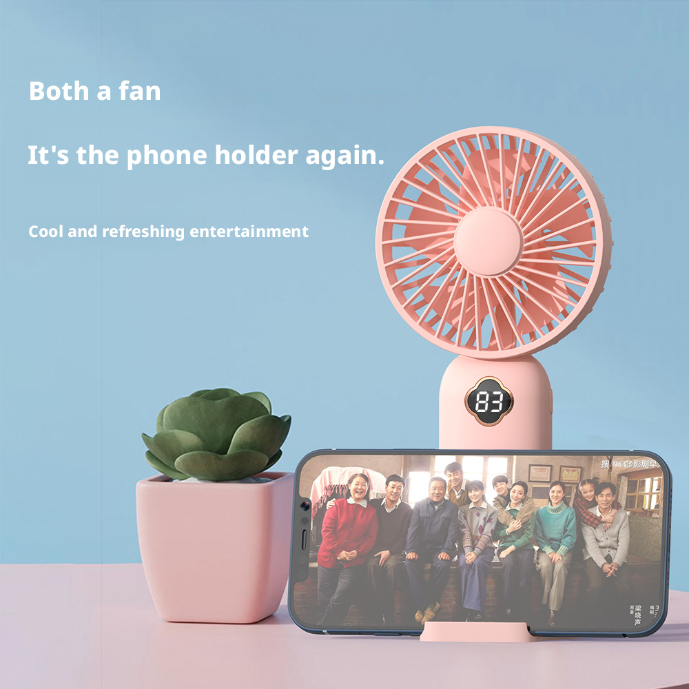 OEM Logo Small Usb Powered Fan Quiet Operation Adjustable Speed Multi Colored