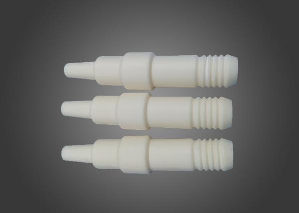 Heat Resistance Inner External Threaded al2o3 Alumina Zirconia Ceramic Tube 99.7% al2o3