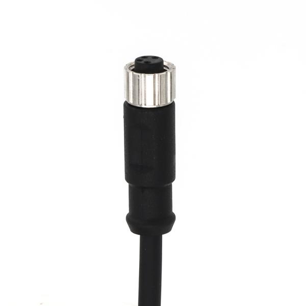Pre Assembled Cable M8 Connectors 6Pin With 2m/5m/10m Length Female A Code
