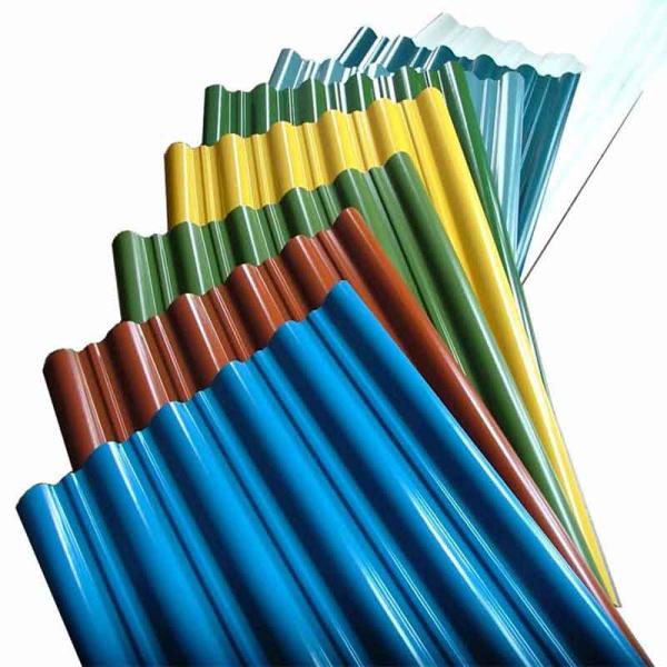 4x8ft Cold Rolled Corrugated Prepainted Galvanized Steel Roof Sheets 0.8mm-3mm Thickness