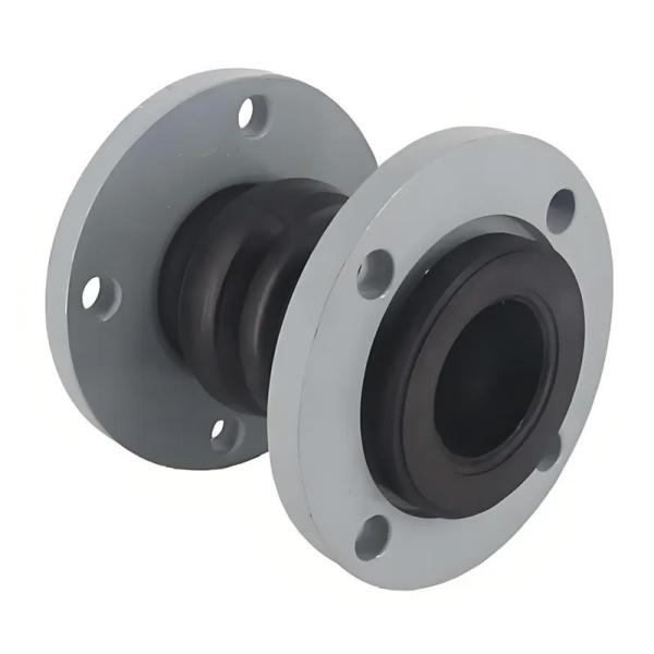 Dn150 Double Sphere Expansion Joint Stainless Steel Flanged Rubber Bellows