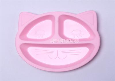 Soft Silicone Baby Products , Food Grade Silicone Feeding Plate Odorless
