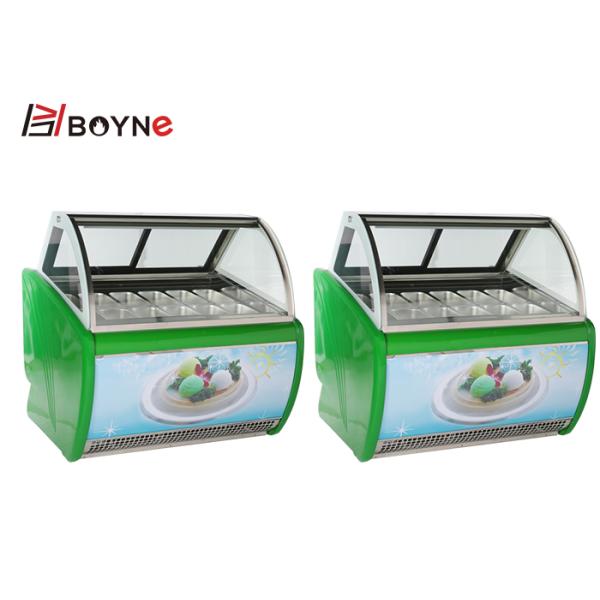 Замораживатель 220V десерта оборудования холодильника дисплея мороженого чая пузыря