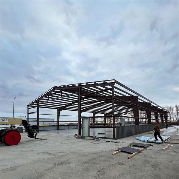 Q355/ Q235 Steel Structure Workshop With C Section / Z Section Steel Purlin