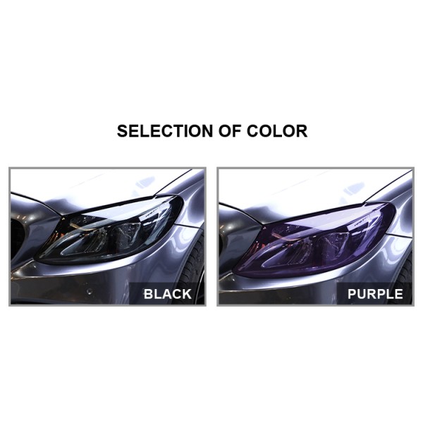 Anti Scratch Headlight Tint Film 30cm X 15m Photochromic  Headlight Wrap Film