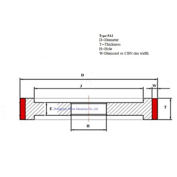 Блестящие абразивы 9A1 Cbn шлифовальное колесо 150 мм кубическое колесо нитрида бора