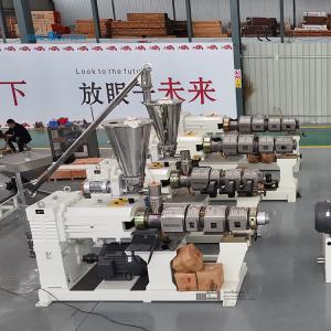 HSJZ-65/132 円形ツインスクリューエクストルーダーマシン 37kw 150-250kg/h
