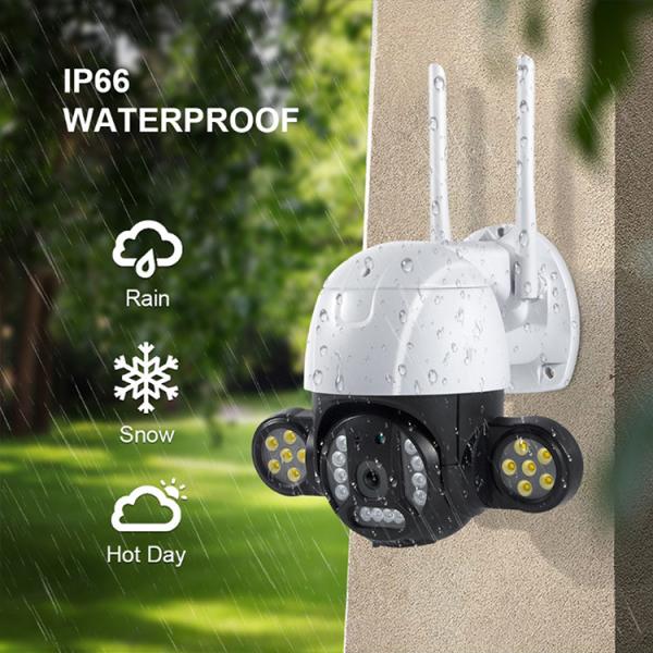 На открытом воздухе камера слежения прожектора 3MP, камера ночного видения IP66 водоустойчивая