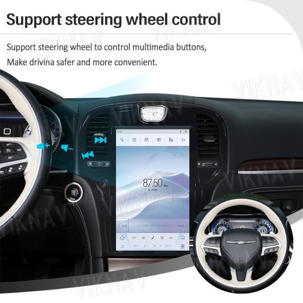 Стерео автомобильный радиоприемник экрана касания для радиотелеграфа 2013-2019 андроида 11 Крайслер 300C