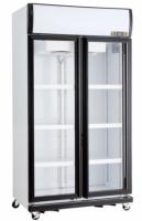 Upright Showcase Industrial Refriger Glass Door Beverage Cooler Drinks Fridge