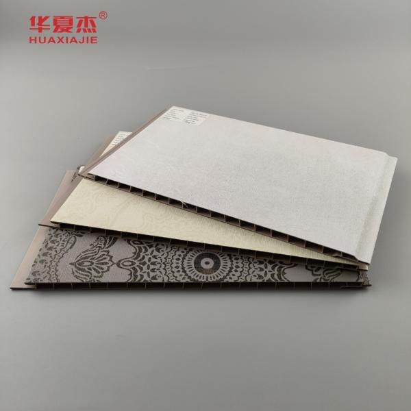 Painel de parede de PVC de design de luxo laminado com 60% de conteúdo de PVC