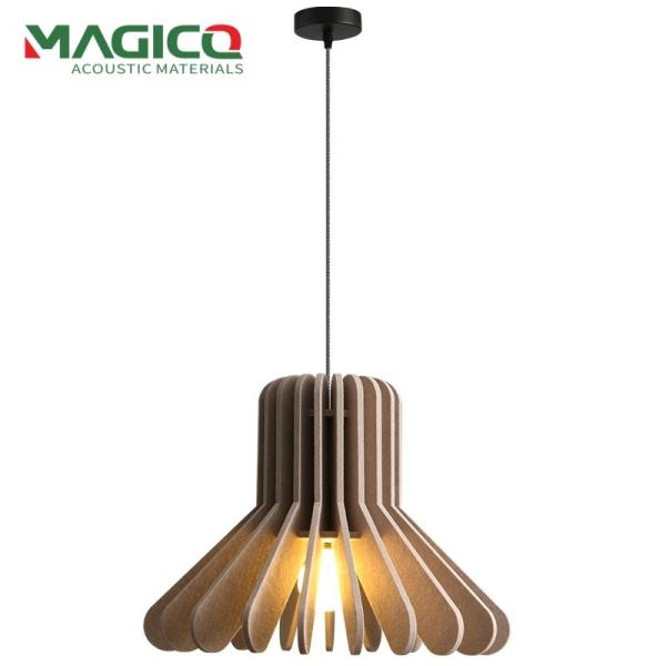 New Sound Absorbing Felt Lampshade Three Layer Design Commercial Pendent Light PET Felt Lampshade
