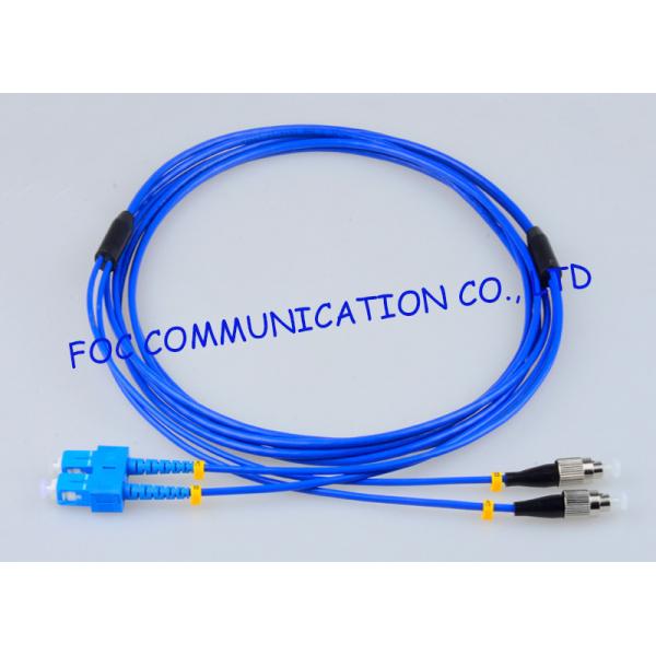Rugged Fiber Optic Patch Cable SC - FC G.657A Bending Insensitive Duplex