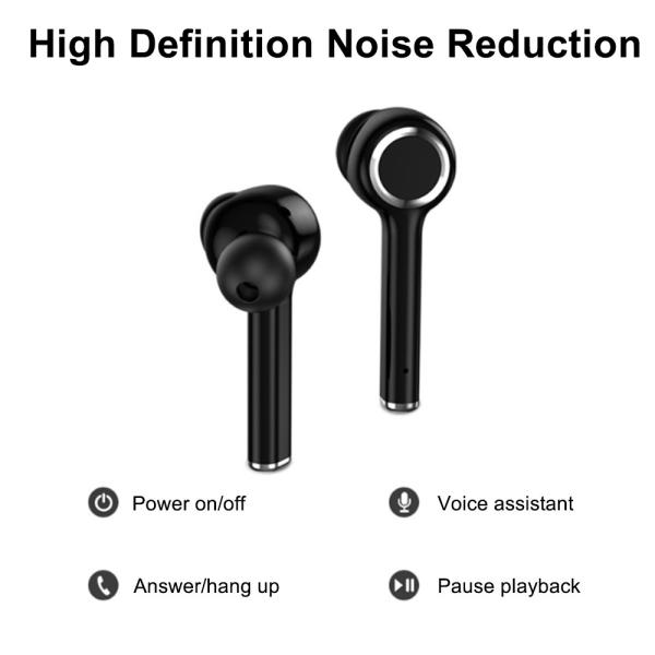 IPX4 Bluetooth 5,0 TWS Earbuds sem fio verdadeiro com Mic incorporado