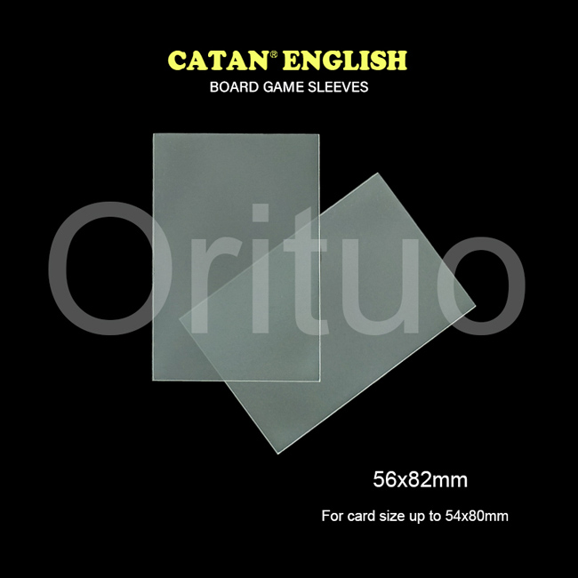 Game Catan Matte Sleeves Cpp Front Clear Catan Card Protectors