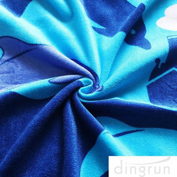 Durable Cartoon Hooded Poncho Towels / Soft Touch Personalised Poncho Towel Dryfast