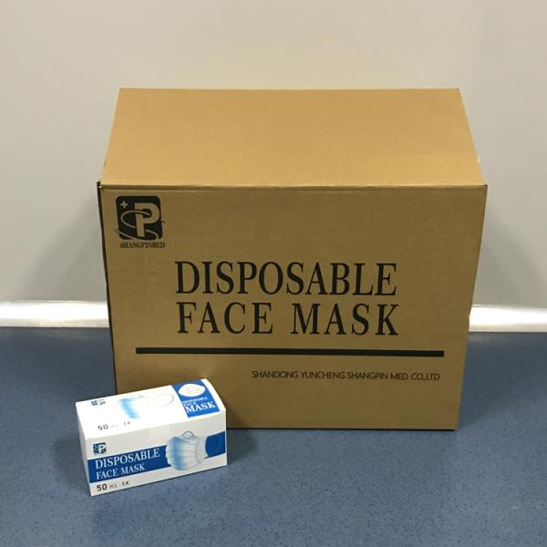 Antiviral Medical Blue Skin Care PPE Earloop Face Masks