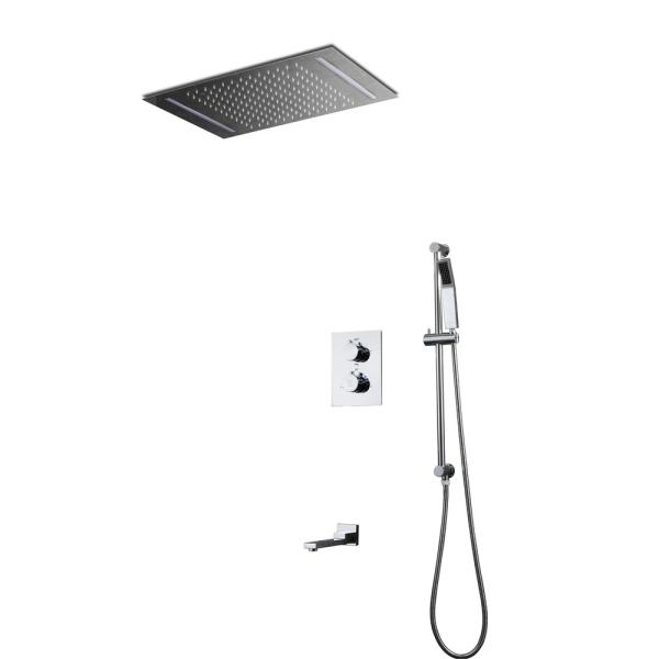 Bathroom Faucet Accessory Type Led Single Function Showers for High Pressure Bathrooms