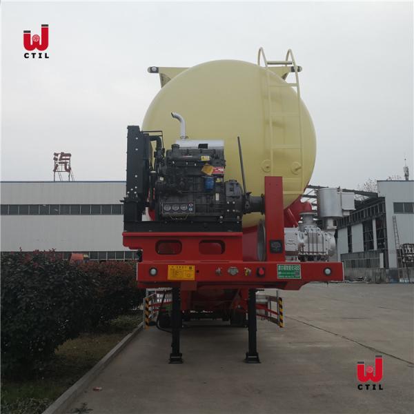CCC Dry Bulk Cement Tanker 60cbm Tractor And Semi Trailer