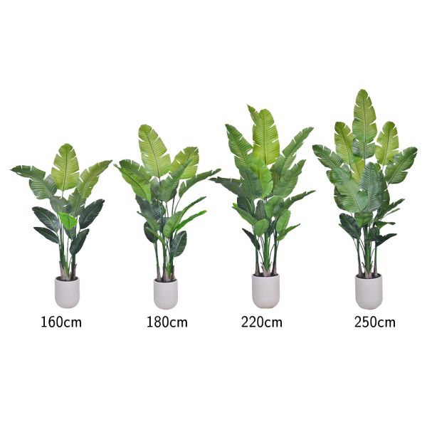 Bulk Buy Artificial Plants Realistic Traveler Palm Tree Indoor Plants Artificial Banana Palm for Home Living Room Decor