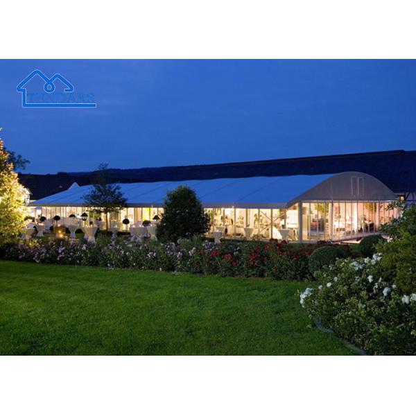 8x12m Arcum Tent Galvanized Steel Wind-Resistant UV-Resistant Fabric for Wedding Receptions