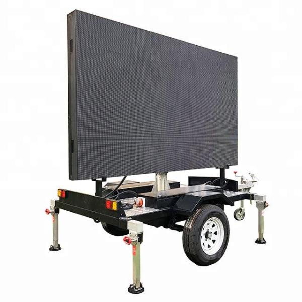 На открытом воздухе чернь трейлера полного цвета smd P6 коммерчески привела дисплей тележки для рекламировать привод HD в театре