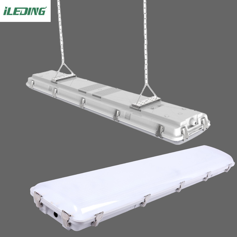 150lm/w 4FT 40500LM 270W LED Vapor Tight High Bay Warehouse Light Fixture IP67 Waterproof