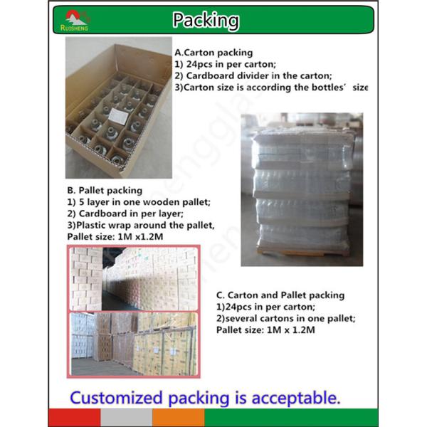 750ml Clear Empty Super Flint Liquor Bottles with Customized Weight/Height