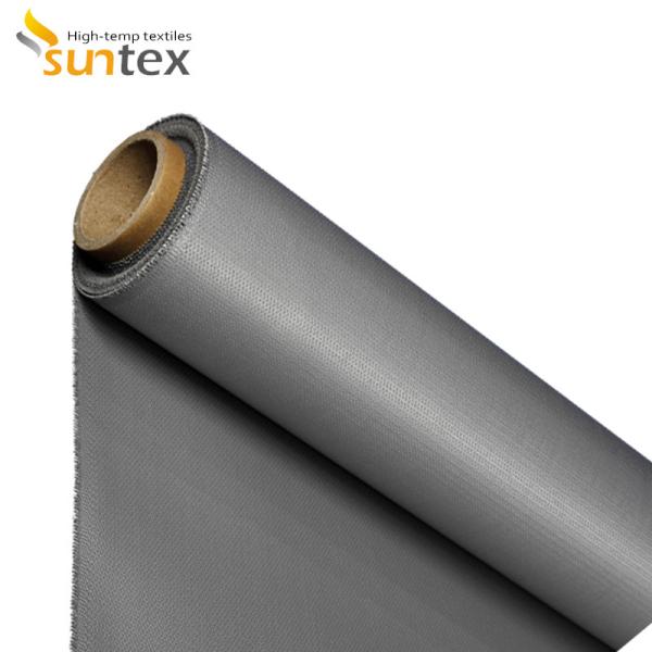 Sleeving da fibra de vidro revestido com o silicone da borracha de silicone revestiu a tela da fibra de vidro